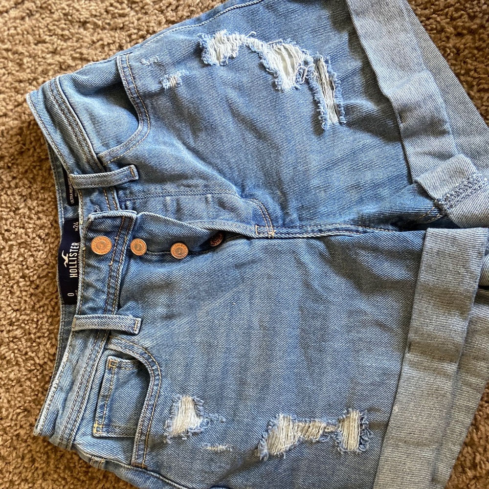 Hollister ripped mom shorts